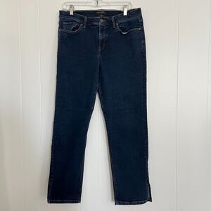 Banana Republic Skinny Slit-Ankle Dark Blue Jeans 31/12s